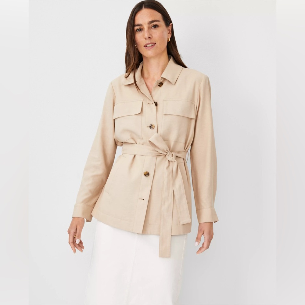 Selling this new Ann Taylor Weekend Textured Utility Jacket
